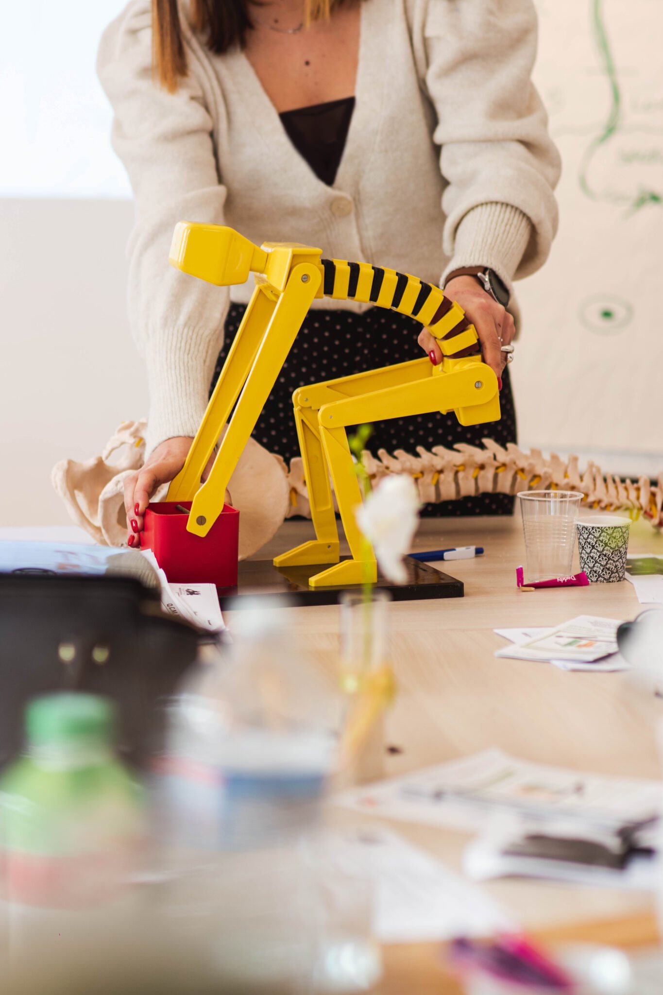 Atelier gestes et postures animé au poste de travail en entreprise